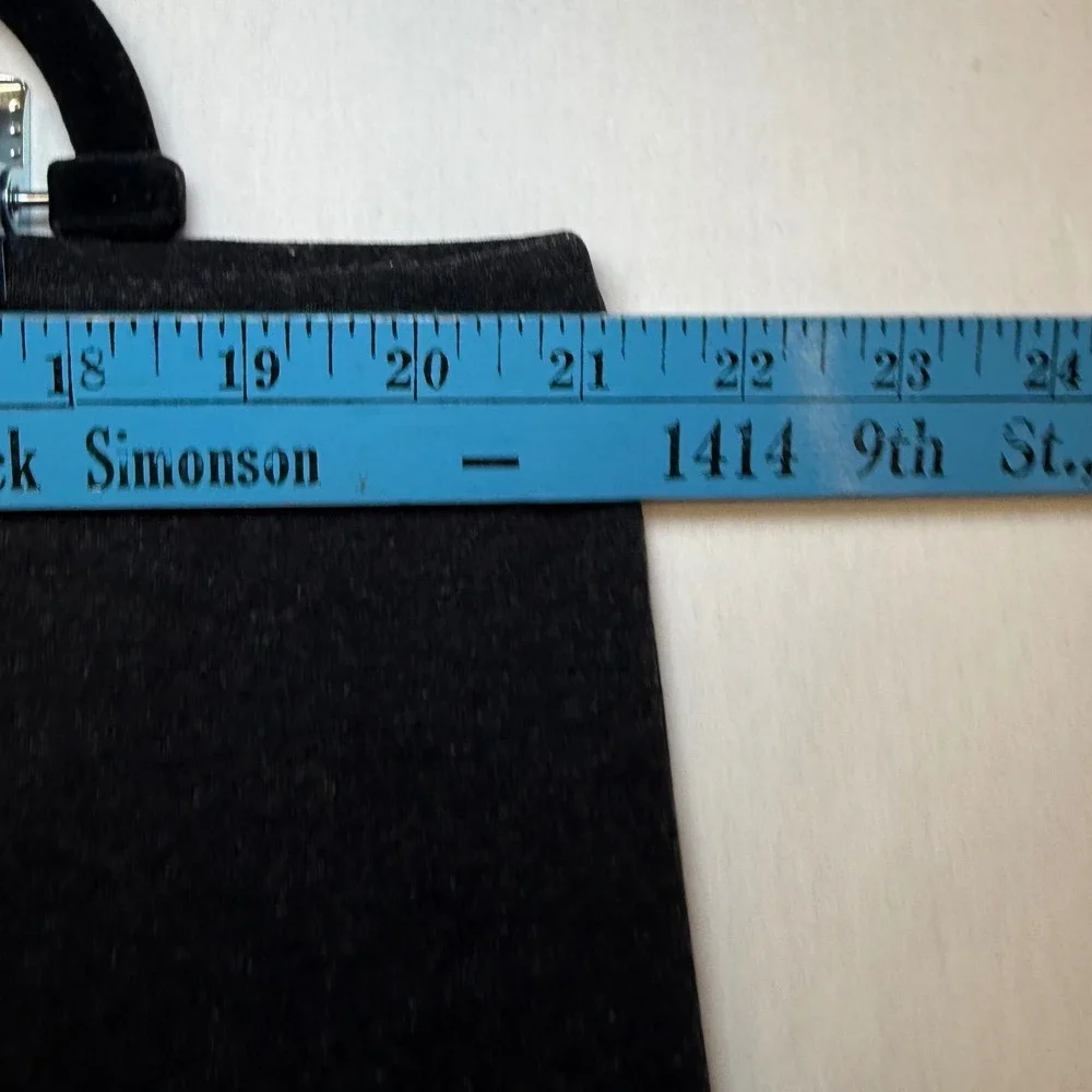 Eileen‎ Fisher Italian Fabric Pull On Straight Leg Pants Black Womens XL